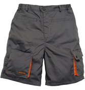 Panoply Bermuda Shorts - Grey/Orange