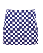 Bold Check Money Pocket Apron [MA83]