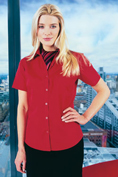 Poplin Blouse Short Sleeved