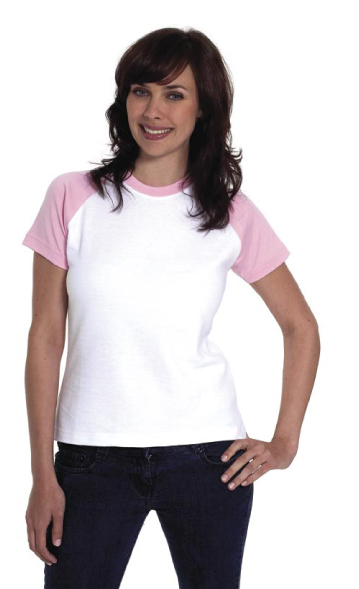 Ladies Raglan Short Sleeve T-Shirt [ML310]