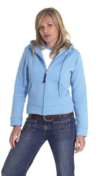 Ladies Classic Full Zip Hooded Sweatshirt [ML505]