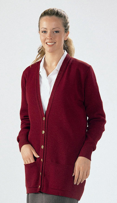 The Strathclyde Ladies Long Line Knitted Cardigan