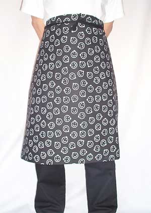 Print Design Waist Apron