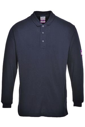 Portwest Flame-Retardant Anti-Static Long Sleeve Polo Shirt
