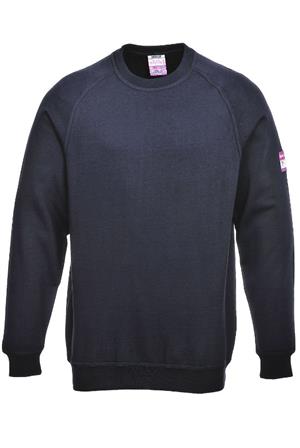 Portwest Flame-Retardant Anti-Static Long Sleeve Sweatshirt